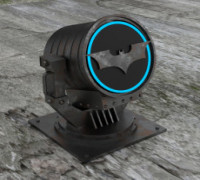 echo dot - Bat Signal 3D model