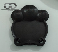 Mustache coaster 3D model