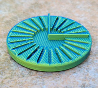 Multi-Color Filament Configuration Disk: MCFCD 3D model