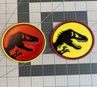 Jurassic Park Coasters 3D model