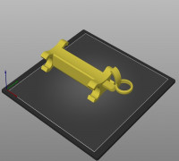 Nordic walking holder 3D model