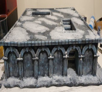 28-32mm Scale Scenic Riser 3D model