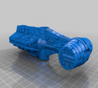 Large Scale Modified CR90 Pack 3D model