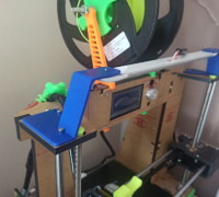 Led bar support Anet A6 3D model