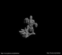 Dwarf Stone Mage 3D model