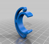 20mm pipe net hook for garden 3D model