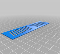 Clone Vent Lines Stencil Template 3D model