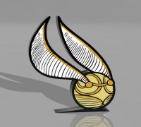 golden lamp 3D model