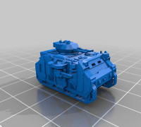 SciFi Gothic Tank 3D model