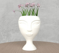 Buddha-face vase 3D model