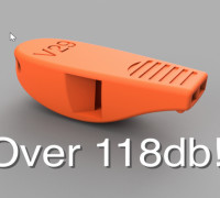 118db whistle 3D model