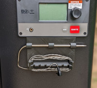 Probe holder for BBQ grill 3D model