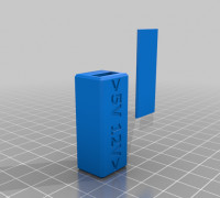 DC-DC stepUP enclosure 3D model