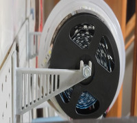 Pegboard Wire/LED Spool Holder 3D model