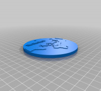 Flat Earth Ornament 3D model