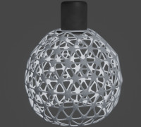 geometric triac lamp 3D model