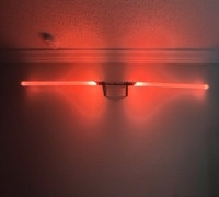 Lightsaber wall mount 3D model