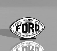 lamp ford old 1907 3D model