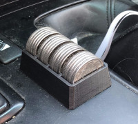 2 CHF Holder for the car 3D model