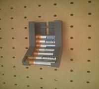 AAA Battery Holder for Pegboard 3D model