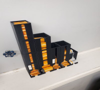 Customizable and Extendable Battery Dispenser 3D model