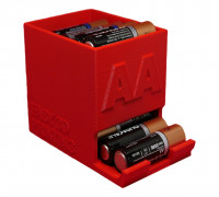 AA Battery holder 3D model