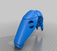 Clone Wars Battle Droid Head Sliced 3D model