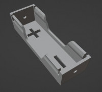 18650 Battery Case 3D model