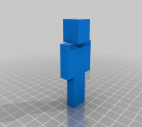 Minecraft Player/zombie Model 3D model