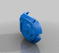 Echo Helmet Split Sliced Full Size 3D model