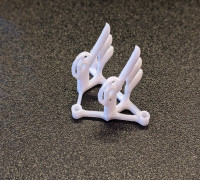 Camera tinywhoop frame with wings 3D model