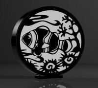 Fish Lamp 3D model