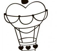 balloon cookie cutter 3D model
