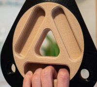  Triangular portable hangboard  3D model