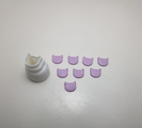Polymer Clay Microcutter Cat 3D model