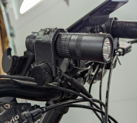 Bike Flashlight Mount 3D model