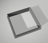 square cutter with rounded tips 3D model