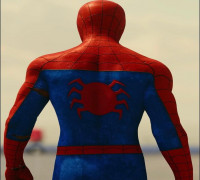 Classic suit ps4 logo (back) 3D model