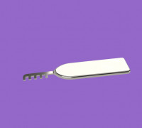 COMB PICK 5pin version 3D model