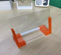 Acrylic Sheet Holder 2.0 3D model