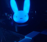 bad bunny led table lamp 3D model