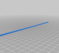 small, long lab spoon 3D model