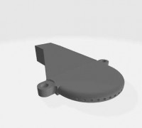 curved venturi blower 3D model