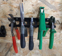Workshop storage rack for pliers. 3D model