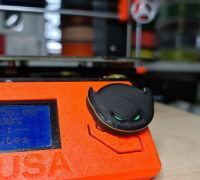 LCD knob alien for prusa 3D model