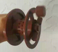 Fishing rod type handle 3D model