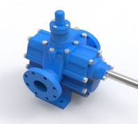 hydraulic gear pump 3D model