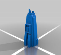 Sci-Fi Skyscraper 3D model