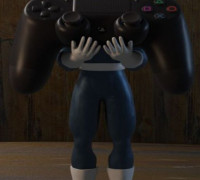 Vegeta Controller holder 3D model