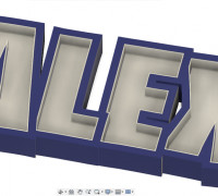Alex Led Lamp 3D model